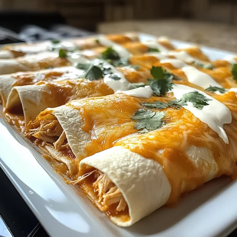38g Protein Hähnchen-Enchiladas für den Genuss