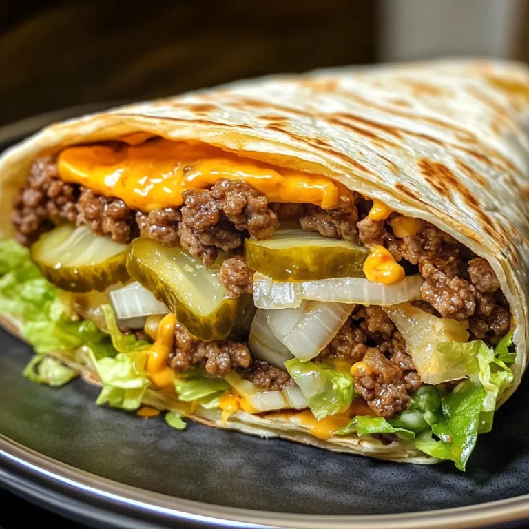 Big Mac Wraps mit spezieller Sauce: Ein Unglaubliches Ultimatives Rezept