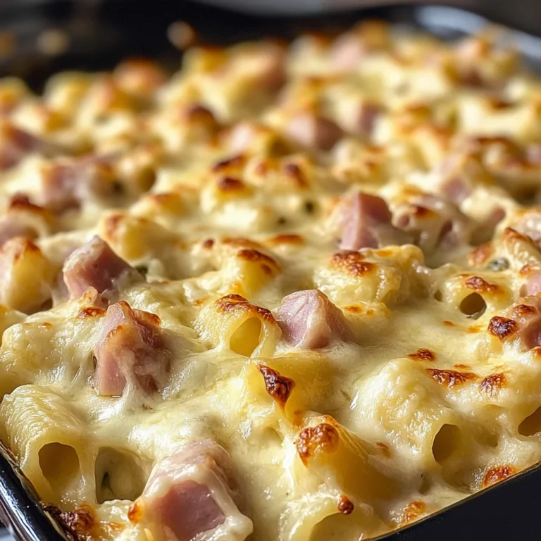 Creamy Pasta Bake with Ham – The Best Recipe for Food Lovers