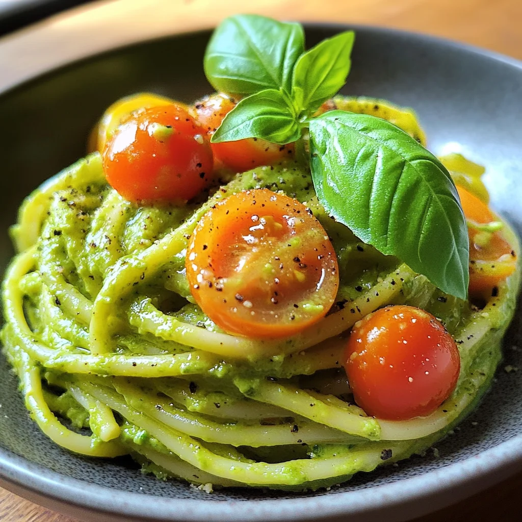 Cremige Avocado Pasta