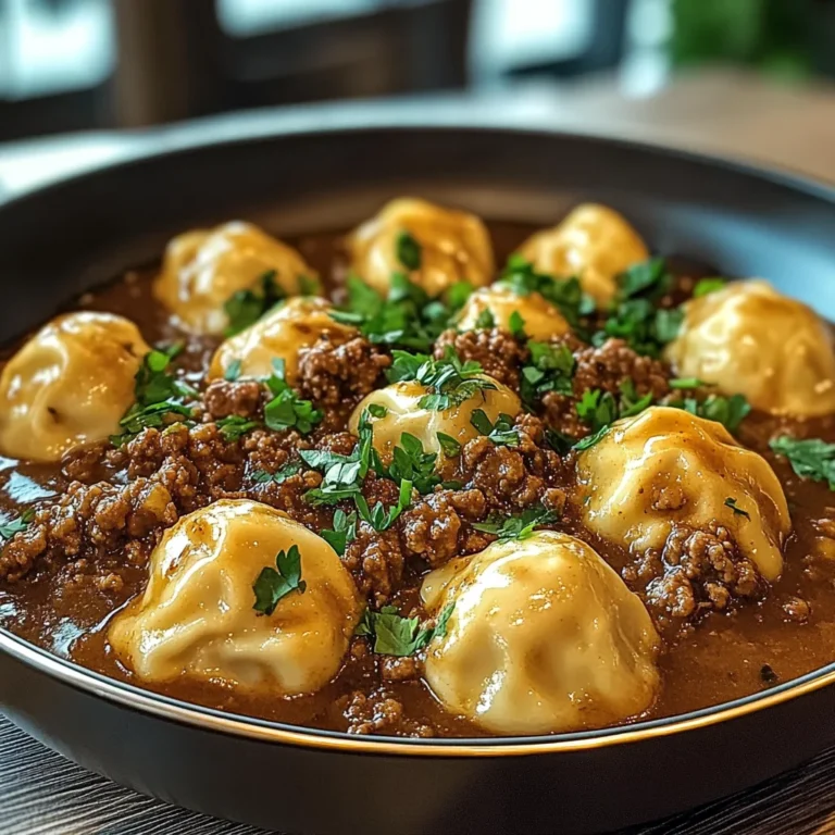 Hackfleisch und Knödel: Ein perfektes Wohlfühlessen