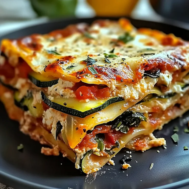 Hohe Protein Gemüse Lasagne für deinen Kuchentisch