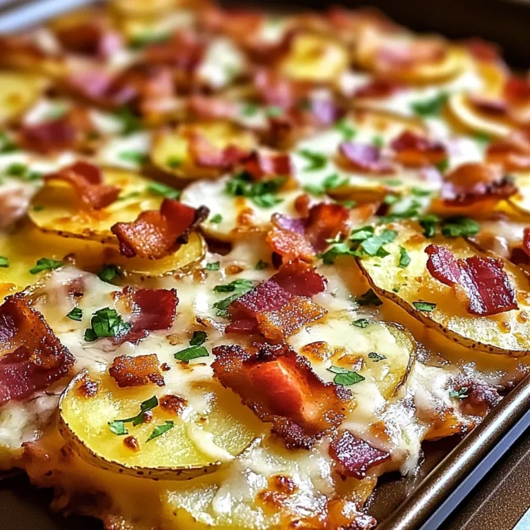 Kartoffelpizza vom Blech ganz einfach selbst machen