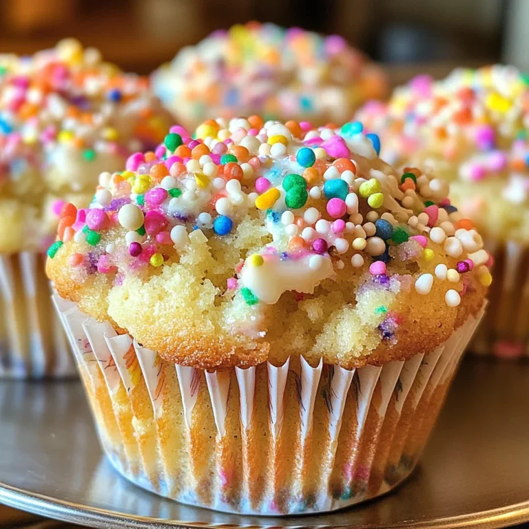 Leckere Mini Funfetti Joghurt Muffins für jeden Anlass!