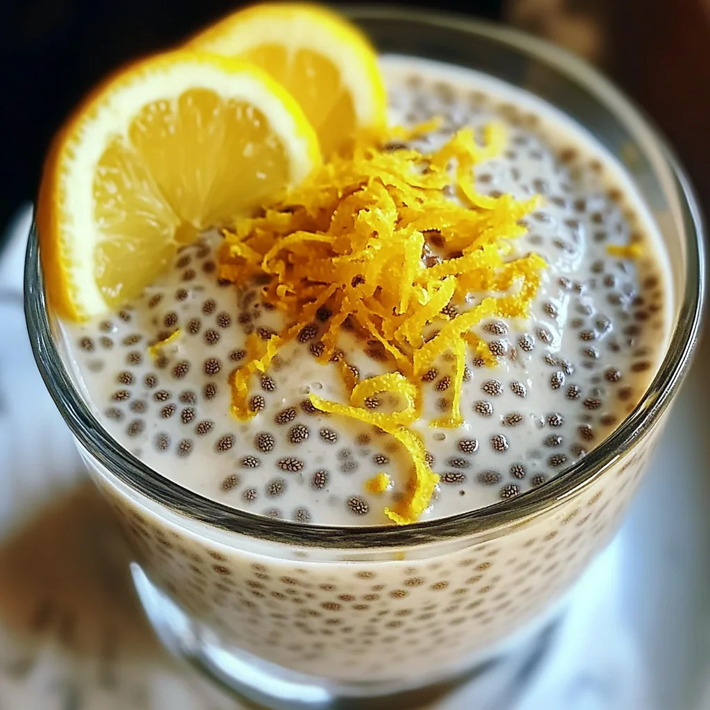 Leckeres Zitronencreme-Chia-Pudding einfach gemacht