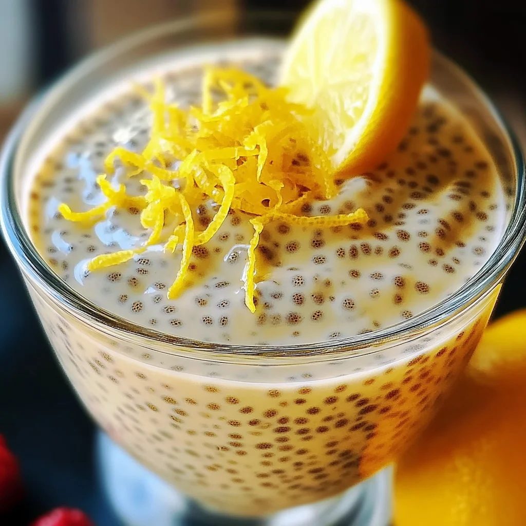 Leckeres Zitronencreme-Chia-Pudding einfach gemacht