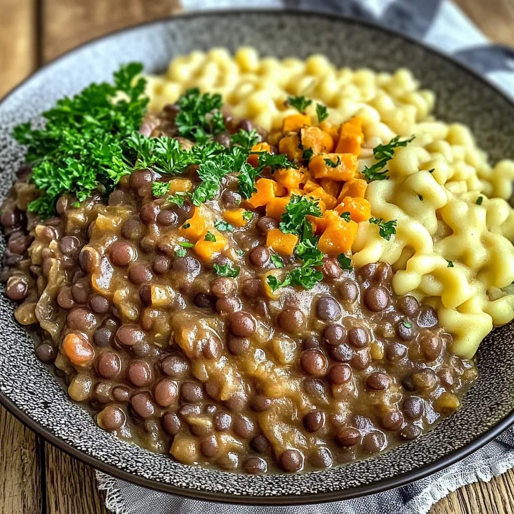 Linsen mit Spätzle – Herzhaftes Comfort Food