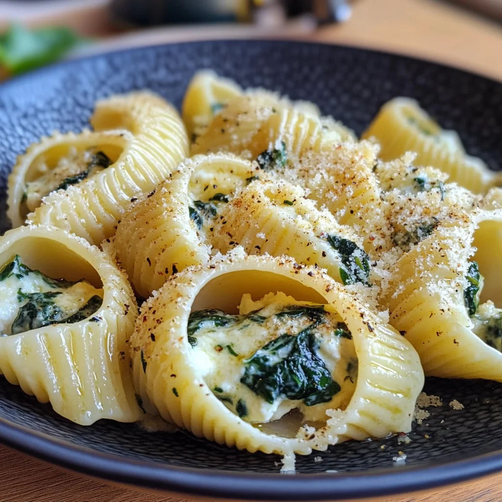 Muschelnudeln mit Spinat und Ricotta: Ein Unglaubliches Ultimatives Rezept für 4 Personen