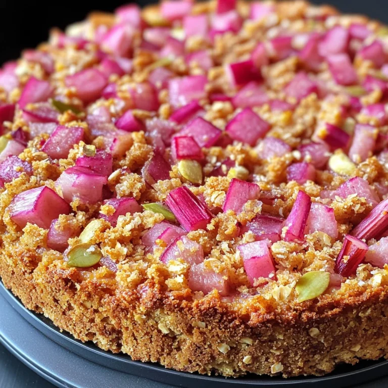 Rhabarberkuchen für fröhliche Frühlingsmomente