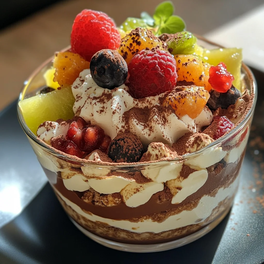 Tiramisu Overnight Haferflocken für den perfekten Morgen