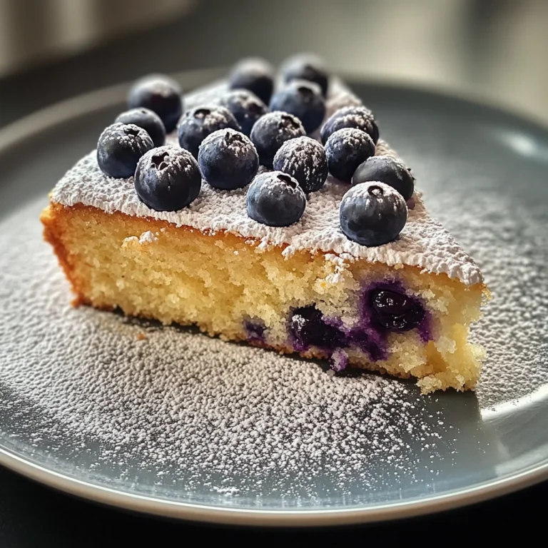 Veganer Zitrone Heidelbeer Kuchen für jeden Anlass