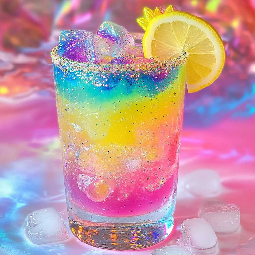 Verzauberte Einhorn Limonade für den perfekten Sommer