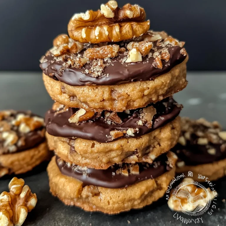 Walnuss-Toffee-Träumchen – Himmlisch knusprige Karamellkekse