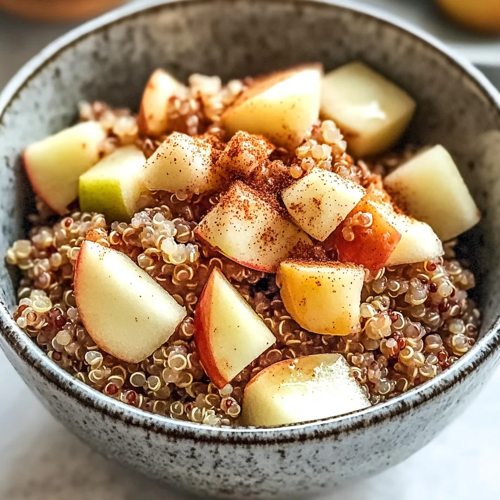 Zimt-Apfel-Frühstücks-Quinoa