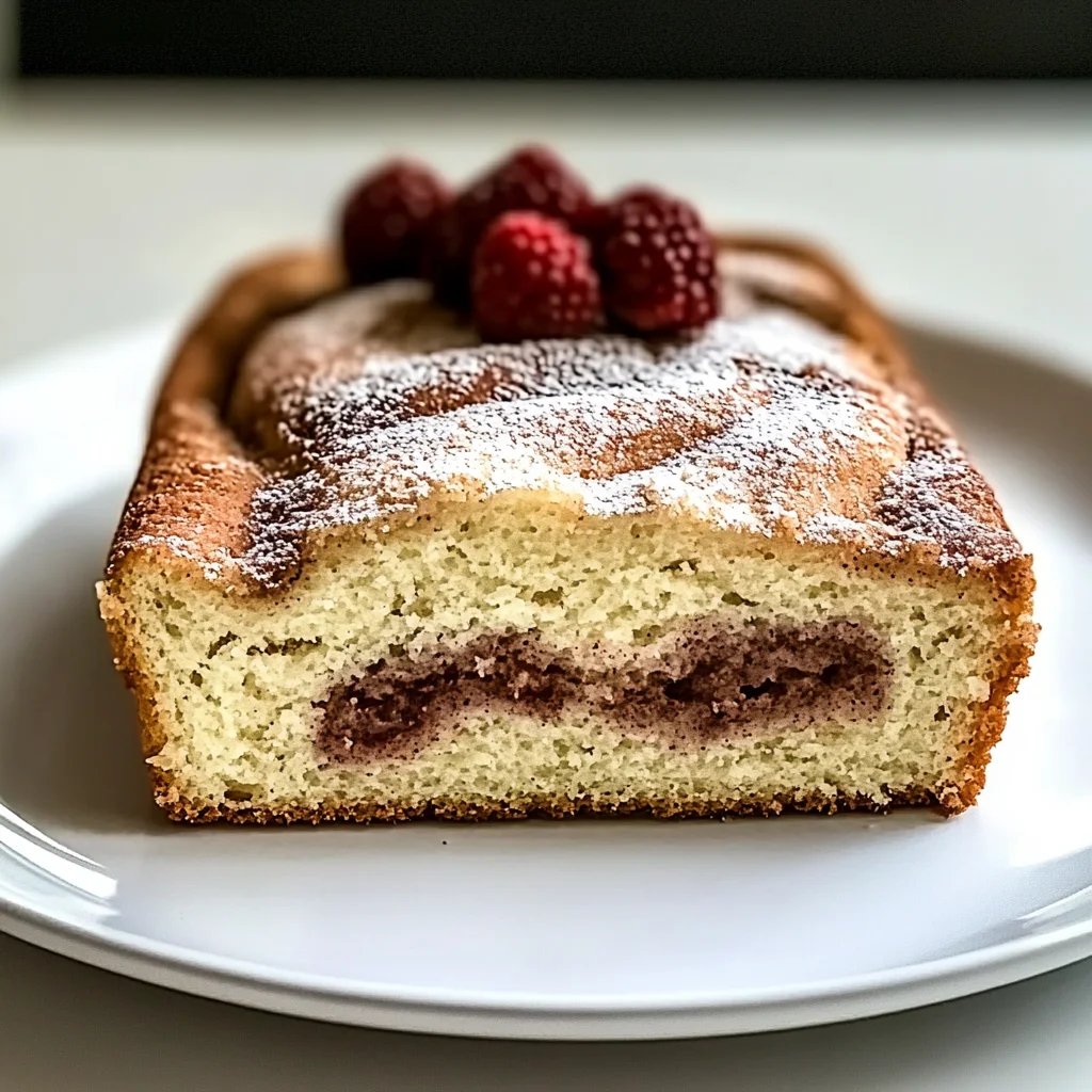 Zimtwirbel-Protein-Kuchen